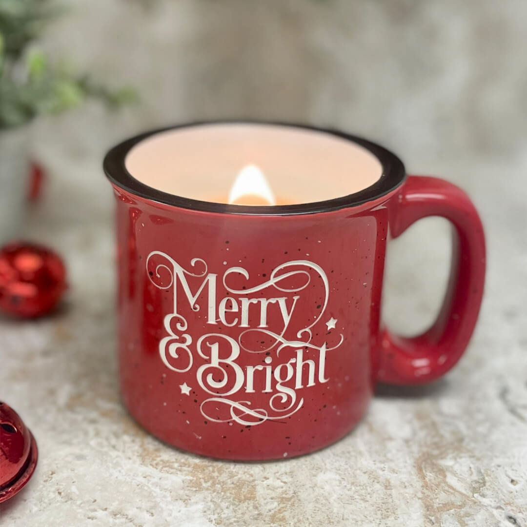 Wild Oats Interiors Holiday candle mug