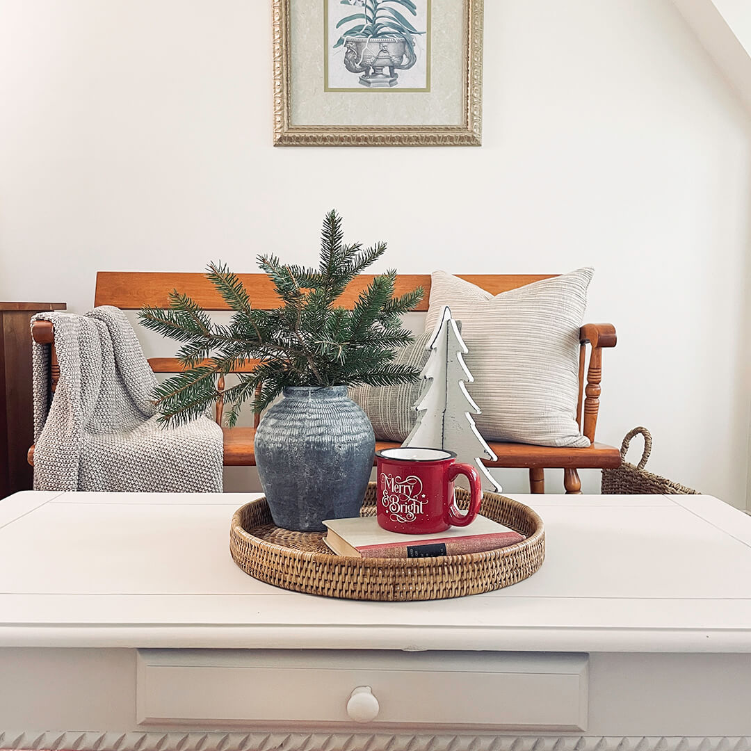 Wild Oats Interiors Holiday Wooden Fir Trees