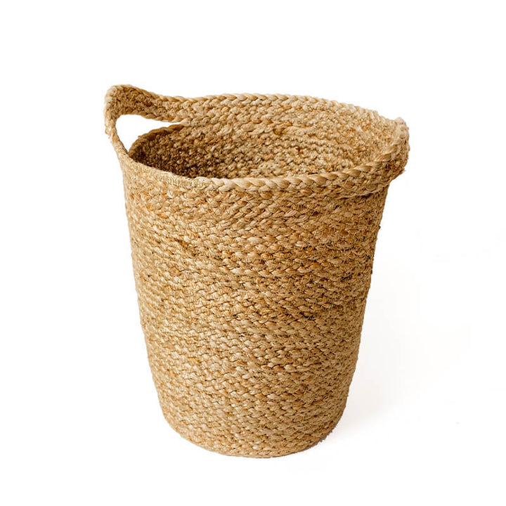 Wild Oats Home Decor Farmhouse Korissa Handled Basket