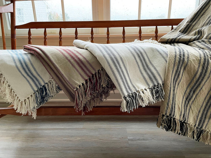 Wild Oats Interiors Grain Sack Throw Collection