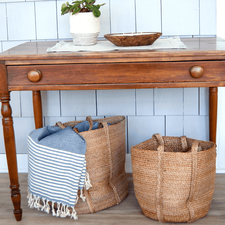 Wild Oats Home Decor Farmhouse Kata Basket