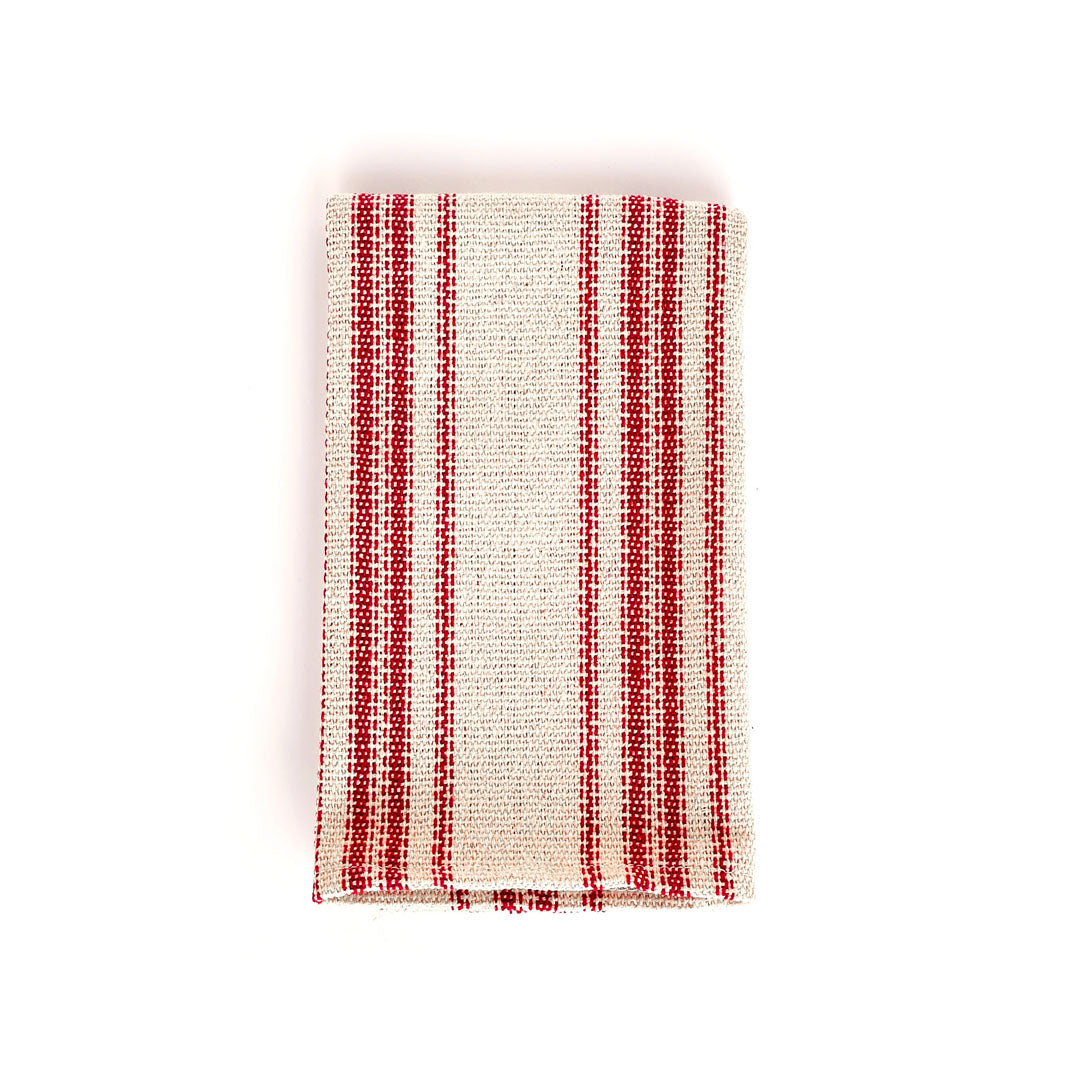 Wild Oats Interiors Farmhouse Home Decor Striped Napkin