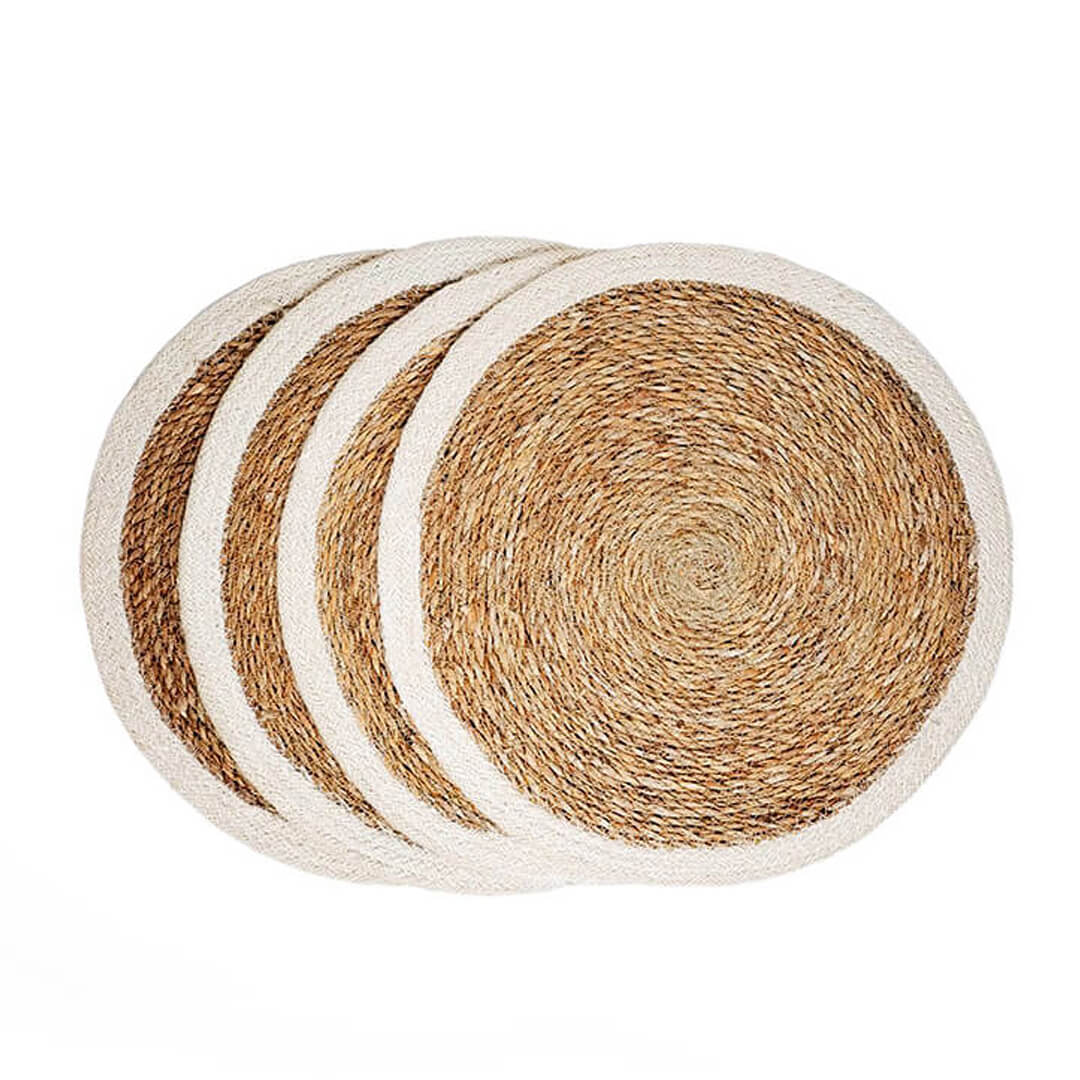 Wild Oats Home Decor Farmhouse Savannah Korissa Jute Placemats